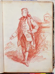 Retrato de un hombre, llamado Edward Gibbon (1737-94) de 